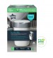 Pachet Cos pentru scutece + 4 Rezerve Tommee Tippee Sangenic Twist and Click Reciclabil, Alb / Gri